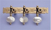 L505: Rodgers style engraved brass side plates, light mop oval buttons