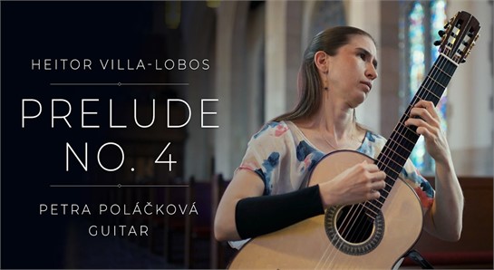 Petra Poláčková performs Villa-Lobos Prelude 4 on a Gregory R. Miller spruce top concert guitar.