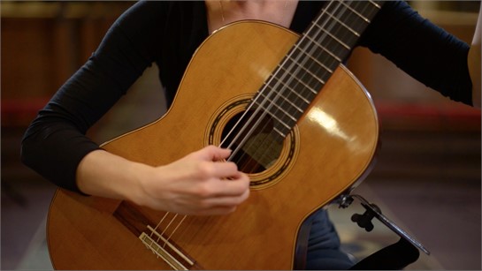 Petra Poláčková performs "Capriccio" by Johann Kaspar Mertz on a Gregory Byers cedar top guitar.