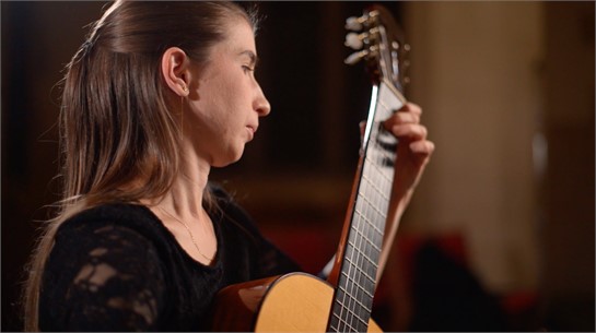 Petra Poláčková performs "An die Entfernte" by Johann Kaspar Mertz on a Cyndy Burton guitar.